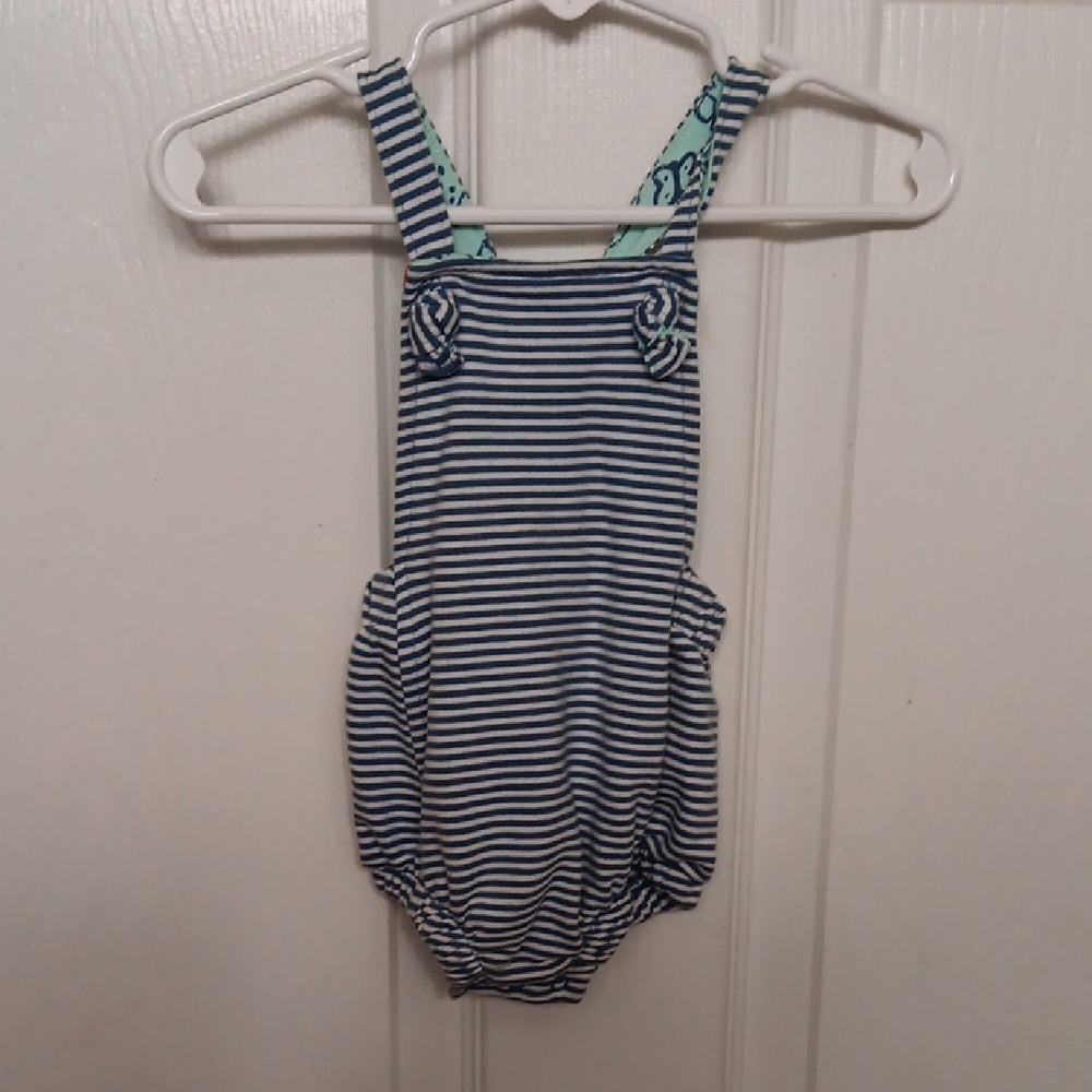 Striped Baby Romper